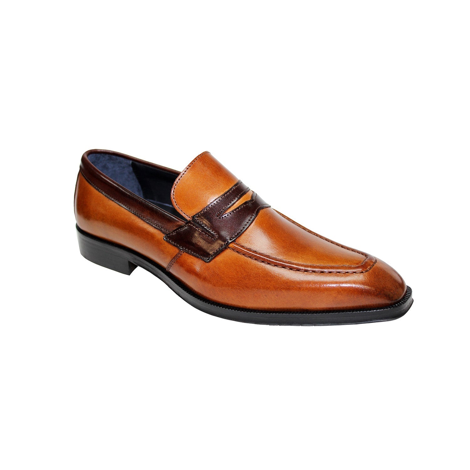 George Stevenson højttaler bar Firmani Trevor Men's Shoes Cognac/Brown Calf-Skin Leather Loafers (FIR –  AmbrogioShoes