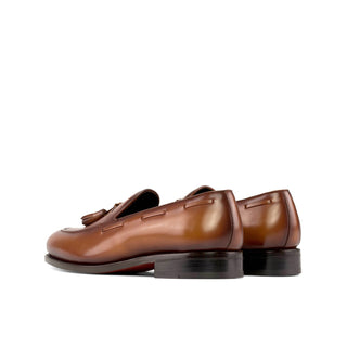 Ambrogio Bespoke Men's Shoes Calf-Skin Leather Tassel Loafer (AMB2580)-AmbrogioShoes