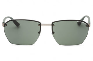 Armani Exchange 0AX2048S Sunglasses Matte Gunmetal/Matte Green/Green-AmbrogioShoes