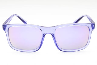 Armani Exchange 0AX4145S Sunglasses Shiny Transparent Violet/Grey Mirrored Violet-AmbrogioShoes