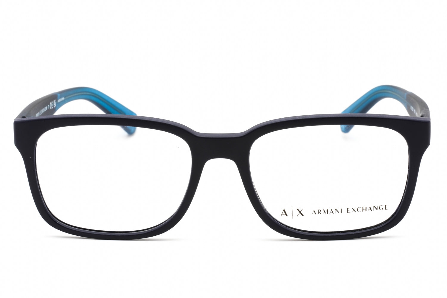 Armani Exchange AX3029 Eyeglasses Blue Clear Lens AmbrogioShoes