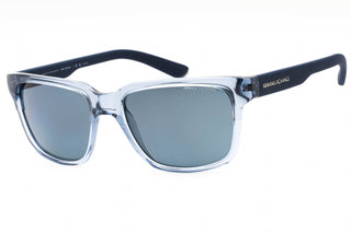 Armani Exchange AX4026S Sunglasses Shiny Transparent Blue /Dark Blue Polarized-AmbrogioShoes