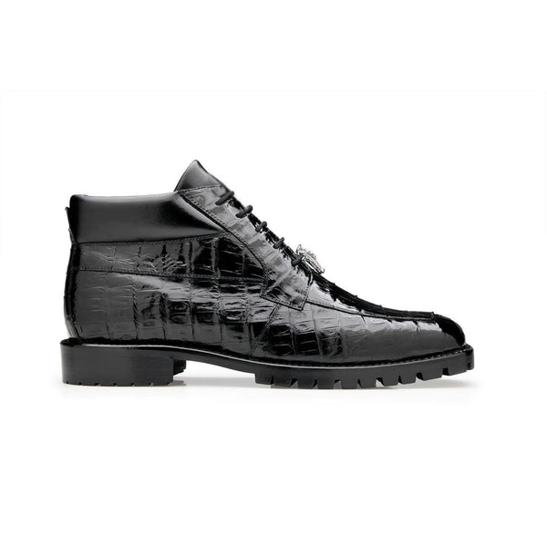 Glass Ladder & outlets Co. Diana in black croc.