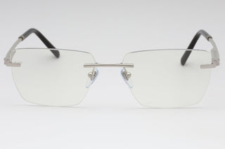 Bvlgari 0BV1122 Eyeglasses Matte Silver / Clear Lens-AmbrogioShoes