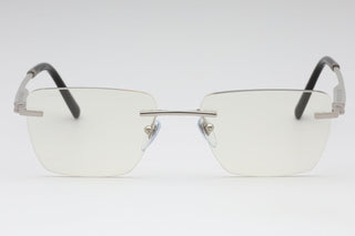 Bvlgari 0BV1122 Eyeglasses Matte Silver /Clear demo lens-AmbrogioShoes