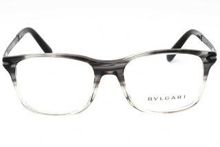 Bvlgari 0BV3049 Eyeglasses Grey Striped Gradient / Clear Lens-AmbrogioShoes