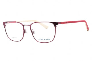 COLE HAAN CH4505 Eyeglasses Burgundy / Clear Lens-AmbrogioShoes