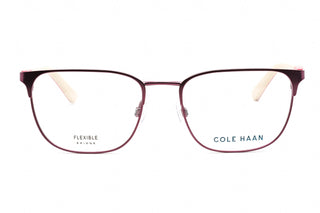 COLE HAAN CH4505 Eyeglasses Burgundy / Clear Lens-AmbrogioShoes