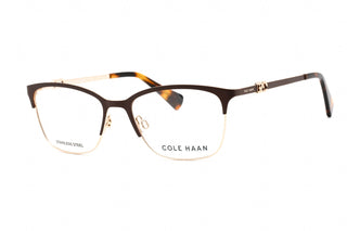 COLE HAAN CH5009 Eyeglasses Brown / Clear Lens-AmbrogioShoes