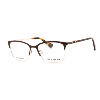 COLE HAAN CH5009 Eyeglasses Brown / Clear Lens-AmbrogioShoes