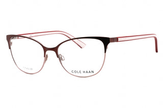 COLE HAAN CH5040 Eyeglasses Burgundy / Clear Lens-AmbrogioShoes