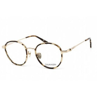 Calvin Klein CK18110A Eyeglasses Khaki Tortoise / Clear Lens Women's-AmbrogioShoes