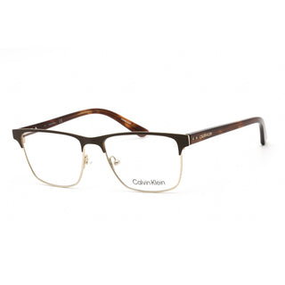 Calvin Klein CK18304 Eyeglasses SATIN BROWN/Clear demo lens-AmbrogioShoes