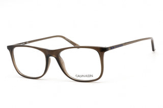 Calvin Klein CK19513 Eyeglasses Crystal Dark Brown / Clear Lens-AmbrogioShoes