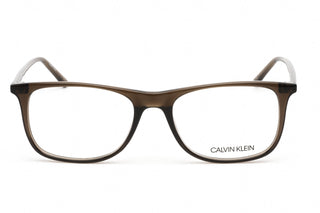 Calvin Klein CK19513 Eyeglasses Crystal Dark Brown / Clear Lens-AmbrogioShoes