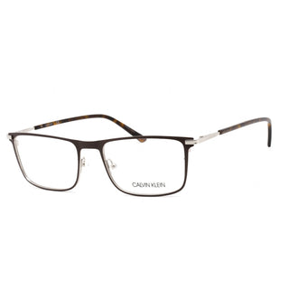 Calvin Klein CK20304 Eyeglasses MATTE DARK BROWN/Clear demo lens-AmbrogioShoes