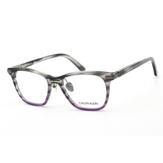 Calvin Klein CK20505 Eyeglasses SMOKE/PURPLE HORN GRADIENT/Clear demo lens-AmbrogioShoes