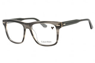 Calvin Klein CK22538 Eyeglasses STRIPED GREY/Clear demo lens-AmbrogioShoes