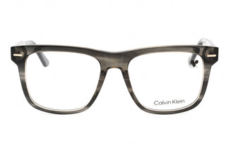 Calvin Klein CK22538 Eyeglasses STRIPED GREY/Clear demo lens-AmbrogioShoes