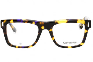 Calvin Klein CK23519 Eyeglasses BROWN BLUE HAVANA/Clear demo lens-AmbrogioShoes