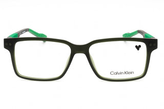 Calvin Klein CK23550 Eyeglasses KHAKI/Clear demo lens-AmbrogioShoes