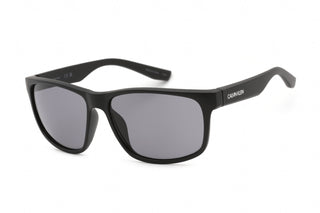 Calvin Klein Retail CK19539S Sunglasses Matte Black / Smoke-AmbrogioShoes