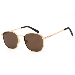 Calvin Klein Retail CK20122S Sunglasses Matte Gold / Solid Brown-AmbrogioShoes