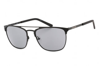 Calvin Klein Retail CK20123S Sunglasses Matte Black / Solid Smoke-AmbrogioShoes