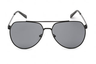 Calvin Klein Retail CK20124S Sunglasses Shiny Black / Solid Smoke-AmbrogioShoes