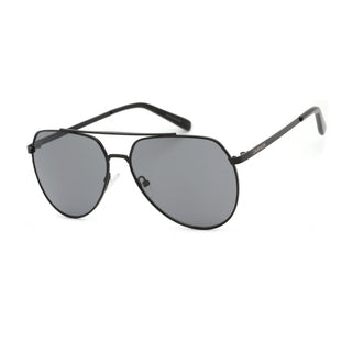 Calvin Klein Retail CK20124S Sunglasses Shiny Black / Solid Smoke-AmbrogioShoes