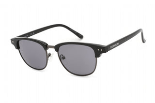 Calvin Klein Retail CK20314S Sunglasses Shiny Black / Solid Smoke-AmbrogioShoes