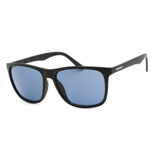 Calvin Klein Retail CK20520S Sunglasses Matte Black / Solid Blue-AmbrogioShoes