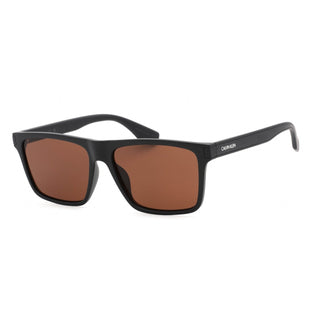 Calvin Klein Retail CK20521S Sunglasses Matte Navy / Solid Brown-AmbrogioShoes