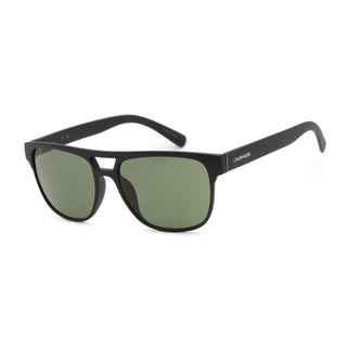 Calvin Klein Retail CK20523S Sunglasses Matte Black / Solid Green/G15-AmbrogioShoes