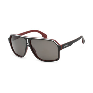 Carrera 1001/S Sunglasses Matte Black Red (M9) / Grey cp Polarized Unisex-AmbrogioShoes