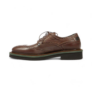 Cesare Paciotti Luxury Italian Men's 308 Madison China T Moro Brown Oxfords (CPM5307)