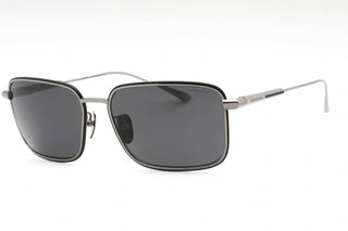 Chopard SCHF84M Sunglasses Shiny Ruthenium Silver / Dark Grey-AmbrogioShoes