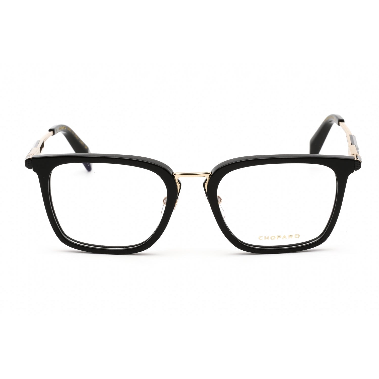 Chopard VCH328 Eyeglasses SHINY BLACK clear demo lens