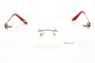 Chopard VCHF87S Eyeglasses SHINY COPPER GOLD / clear demo lens-AmbrogioShoes