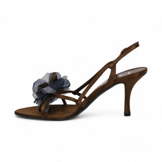 Christian Dior Trotter Women's Shoes Satin Sandals (CDW41)-AmbrogioShoes