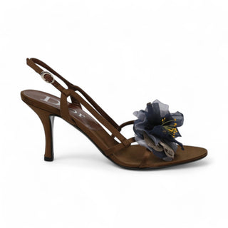 Christian Dior Trotter Women's Shoes Satin Sandals (CDW41)-AmbrogioShoes