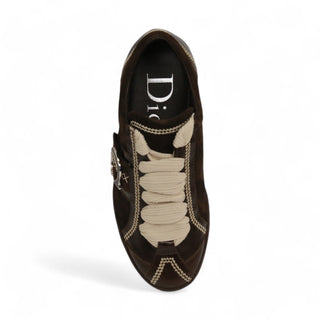 Christian Dior Women's Shoes Suede Leather Casual Sneakers (CDW31)-AmbrogioShoes