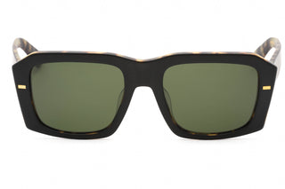 Dolce & Gabbana 0DG4430F Sunglasses Matte Black On Yellow Havana / Dark Green-AmbrogioShoes