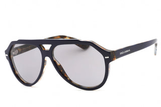 Dolce & Gabbana 0DG4452 Sunglasses Blue On Blue Havana/Dark Grey-AmbrogioShoes