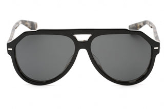 Dolce & Gabbana 0DG4452F Sunglasses Black on Grey Tortoise / Dark Grey-AmbrogioShoes