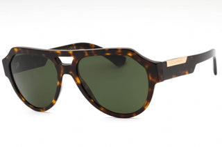 Dolce & Gabbana 0DG4466 Sunglasses Dark Tortoise / Green-AmbrogioShoes