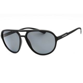 Dolce & Gabbana 0DG6150 Sunglasses Black/Polar Dark Grey-AmbrogioShoes