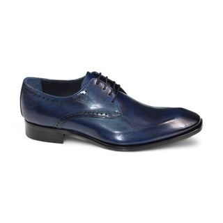 Duca Arpino Men's Shoes Navy Calf-Skin Leather Oxfords (D1131)-AmbrogioShoes