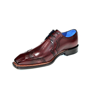 Emilio Franco Marco Men's Shoes Burgundy Oxfords (EF1198)-AmbrogioShoes