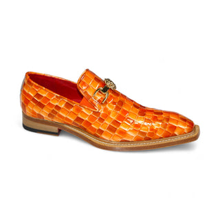 Emilio Franco Narciso Men's Shoes Patent Leather Multi Croco Print Formal Loafers (EFC1108)-AmbrogioShoes